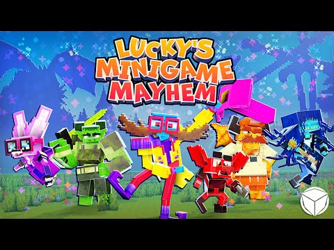 Minecraft Luckys Minigame Mayhem Gameplay Review [Walkthrough] [Free Map]