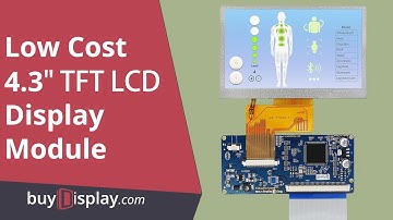 Low Cost SPI LCD TFT Display Arduino 4.3 inch Touch Screen 480x272