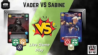 JTL Vader Takes on Sabine ECL | PPS | Head to Head | Star Wars Unlimited