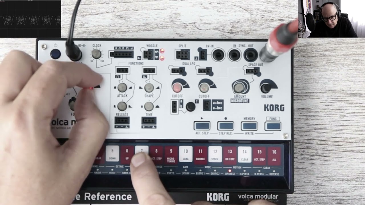 Korg volca modular Tutorial 5: Sequencer and Tuning Overview - YouTube