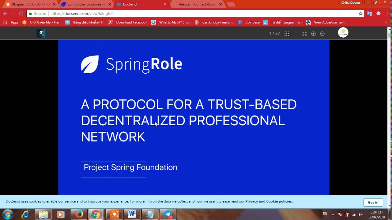 [REVIEW ICO] Spring ICO 1 - YouTube