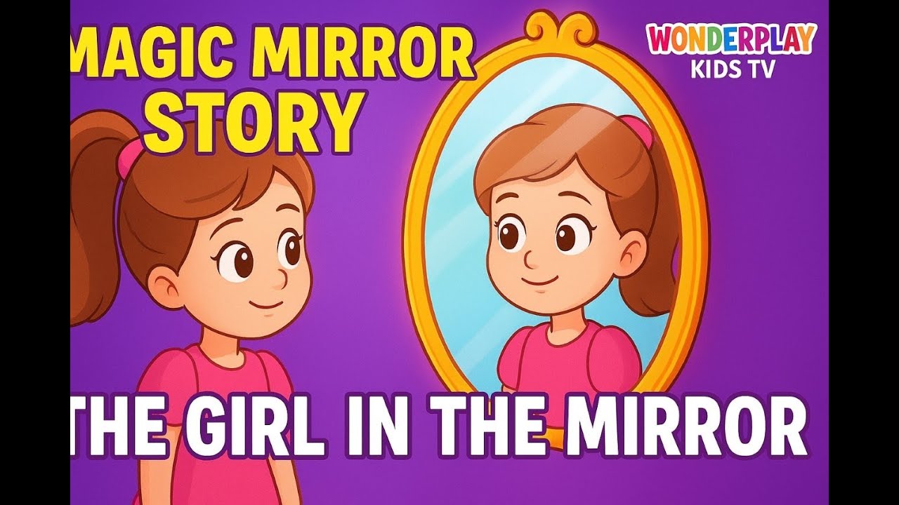The Girl in the Mirror | Moral Story for Kids | WonderPlay Kids TV 🪞👧 ...