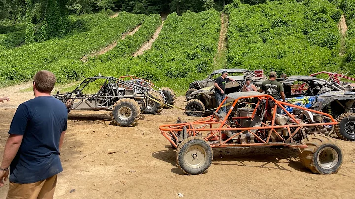 FLIPS AND CREEK DIVING  WHEN RAIL BUGGIES MEET UP ...
