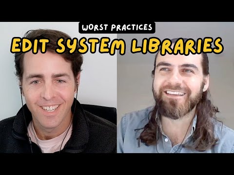 Worst Practices in Software Development: Mahmoud Hashemi edits system libraries