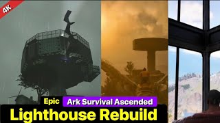 Rebuilt Sea Cave Lighthouse Base Tour Ragnarok Ark Survival Ascended