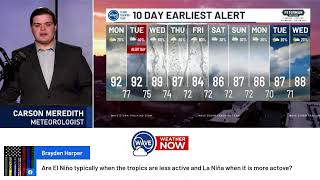 WAVE Weather Now Update -Sunday, 8/9/26