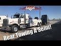 Rear Towing A Semi