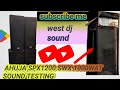 Ahujabox swx1000wattvsspx12001000wattsound quality testing