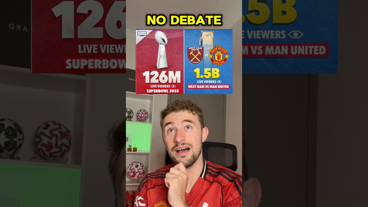 MAN UNITED vs WEST HAM = BIGGER THAN THE SUPER BOWL 😱💀