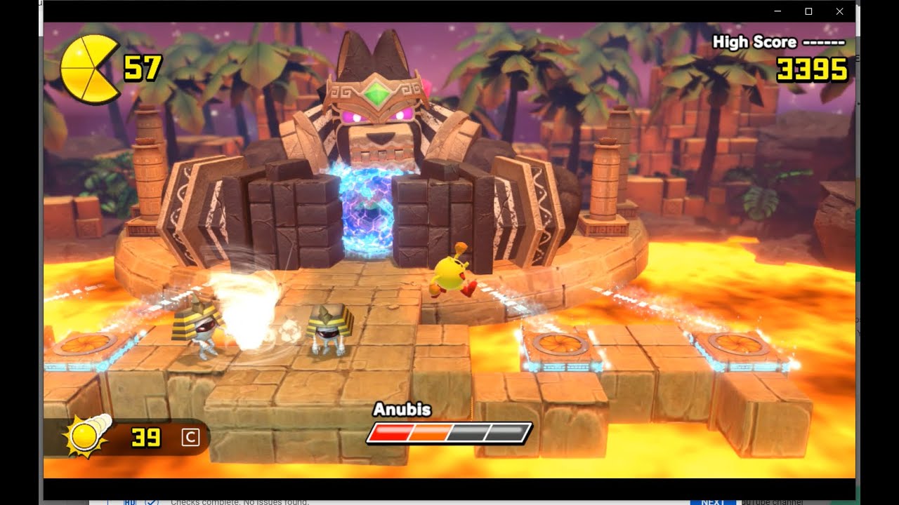 Pac-Man World Re-Pac 100% No Damage/Flutter Jump/Pac Dot Attack - 2-3 ...