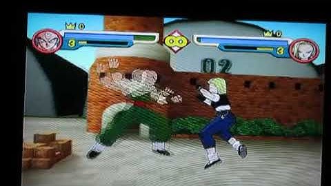 Dragon Ball Z Budokai 2(Gamecube)-Tien vs Android 18