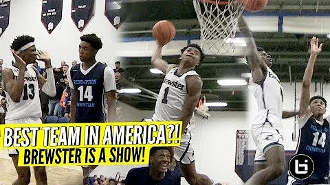 Jalen Lecque's Bounce Is INSANE!!  Brewster Academ...