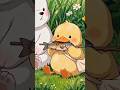 🐻 नन्हे भालू और बतख की मछली पार्टी 🐟🔥 | Cute Cartoon Story#ai#hindi #carton #story
