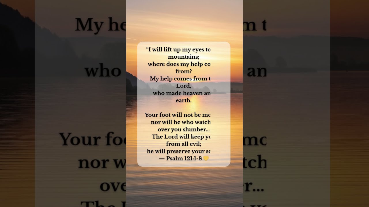 God Doesn T Sleep He Watches Over You Day And Night Psalm 121 1 8 Love Biblebelt Quotes