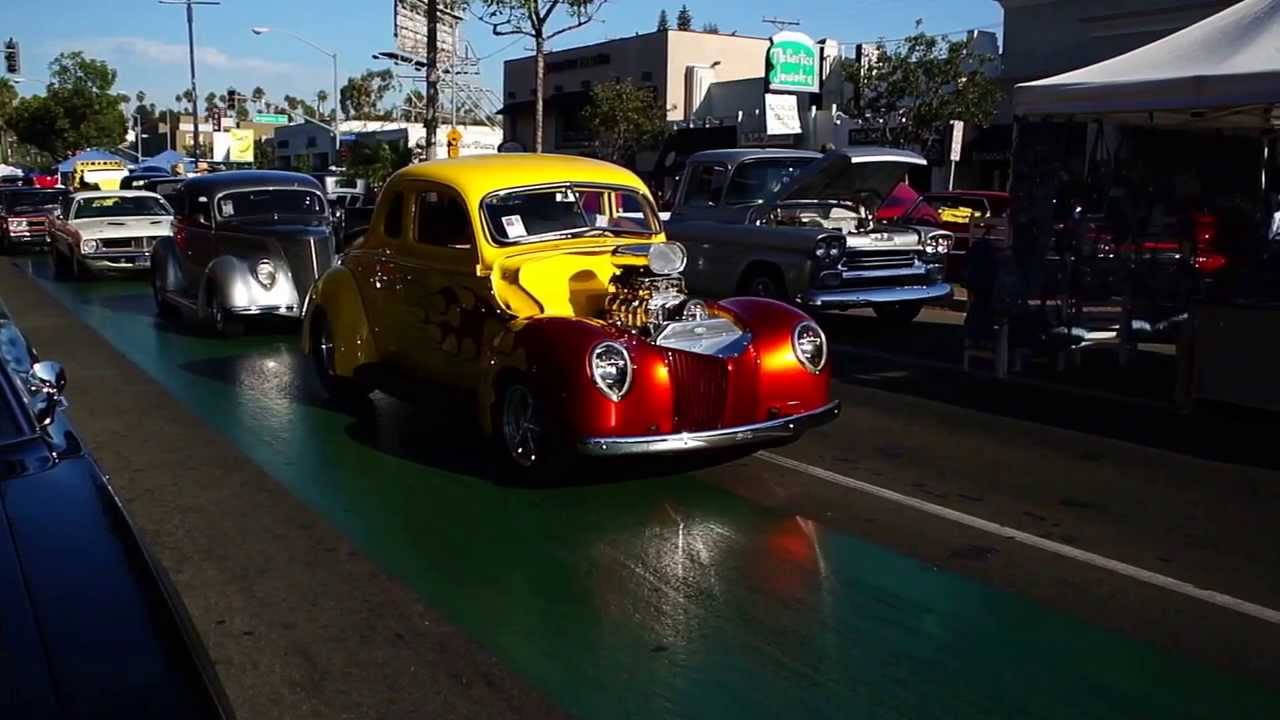 Belmont Shore Car Show 2013 II YouTube