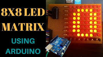 How to make 8x8 led matrix using arduino and ic 74595 shift register