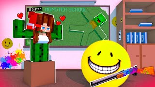 MAIZEN: MECCHA CHAMELEON in Minecraft with Verity (animation Mikey and JJ)