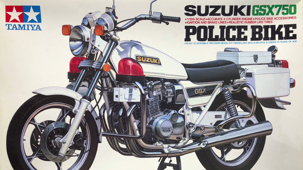 Tamiya Suzuki GSX750 Police Bike