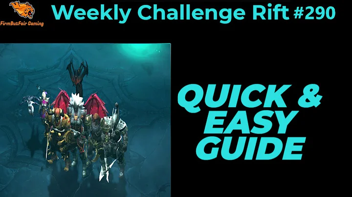 Diablo 3: NA Challenge Rift #290 - Quick & Easy Guide - Maps & Everything you need for a quick time!