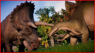 Triceratops Vs Stegosaurus - Juric Clash Juric World Evolution 2