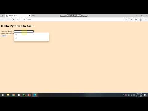 Add Numbers Using Django | Python | Pycharm