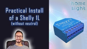 How to Install a Shelly 1L (without neutral) - practical demonstration