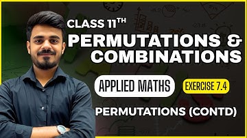 More on Permutations| Permutations and Combinations| Exercise 7.4| Class 11th| 2025-26