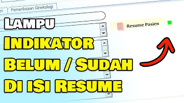 Fitur Lampu Indikator Resume Pasien SIM Khanza