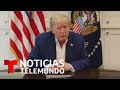Donald Trump envía un mensaje desde el hospital militar para hablar de su salud | Noticias Telemundo