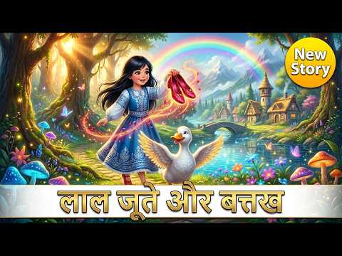 Red Shoes and Duck Story | हिंदी कहानी | Kids Moral Story
