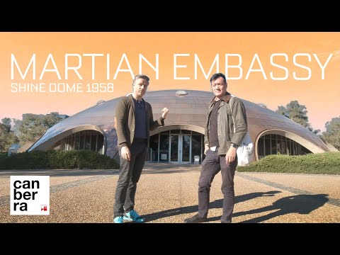 Martian Embassy - Shine Dome at The Australian Academy of Science in Canberra - Roy Grounds 1958