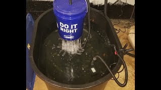 Homemade bait tank