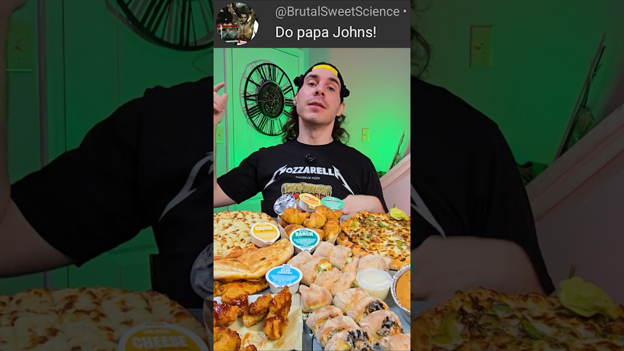 Обзор меню Papa John! Пробуем блюда из всех разделов меню со всеми соусами!