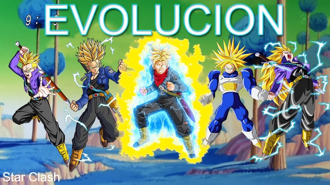 Todas las transformaciones de Trunks del Futuro/////Dragon ball super