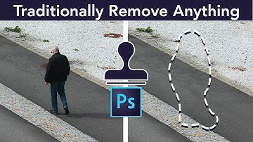 Clone Stamp Tool to traditionally remove anything in Photoshop