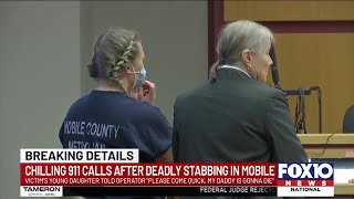 Disturbing 911 transcripts reveal fatal stabbing of Taylor Rawlins was witnessed by his daughter