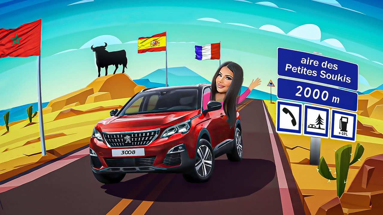 JE PRENDS LA ROUTE PARIS-MARRAKECH 🇲🇦