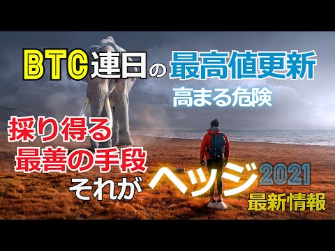 【ビットコイン連日の最高値更新】高まる暴落の危険、採り得る最善の手段がヘッジ