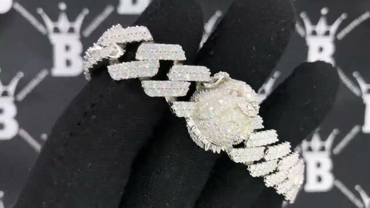 Moissanite Custom Bracelet | Design Your Own Bracelet | VVS Iced Out Jewelry