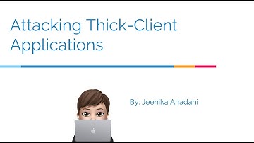 Attacking Thick Client Application by @j33n1k4
