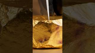 Cutting Element 79 Gold in Half! 🔪✨ | Periodic Table Cuts #shorts