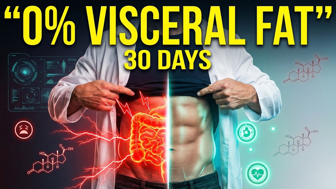 This Will Get You to 0% Visceral Fat in 30 Days (Drops Cortisol) | David Sinclair