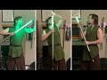 Retractable Lightsaber Pike Fun with Sha’a Gi