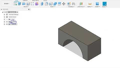 Construction Block Assembly Arch Block Fusion 360 Video Tutorial
