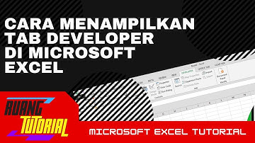 Cara menampilkan Tab Developper  di Microsoft Excel