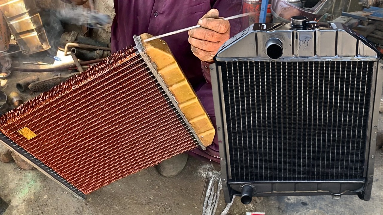 How Experts Build a Radiator Installing New Core & Tank (How Radiators ...