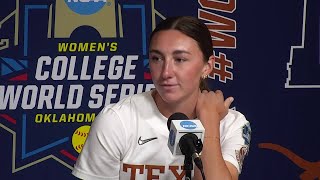 Texas Longhorns talk about Vivi Martinez's impact this season