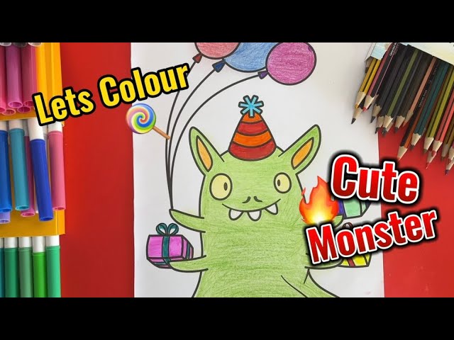 DIY Fuzzy VELVET Coloring POSTER - how does it works & to create