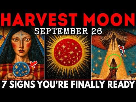 HARVEST FULL MOON 2026— 7 Signs Your Life Is Ready for a New Beginning!🌕SEPTEMBER 26
