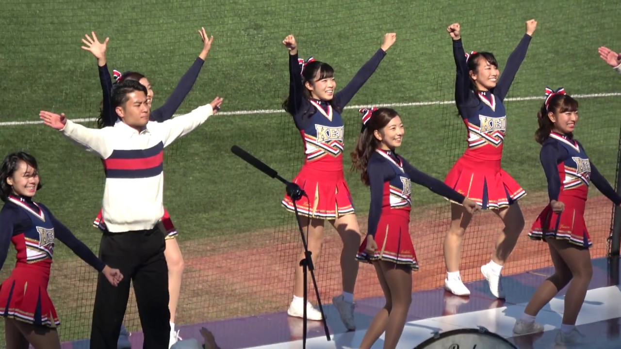 2017年東京六大学野球秋季リーグ戦早慶戦第二戦　慶応讃歌後の慶応の応援②